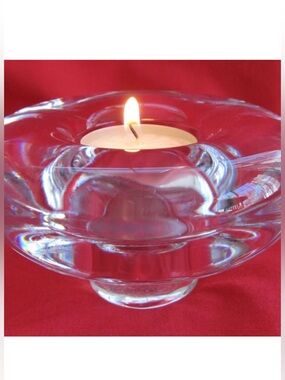 Mid Century Dansk Crystal Candle Holder Designed By Jens Quistgaard Votive Taper